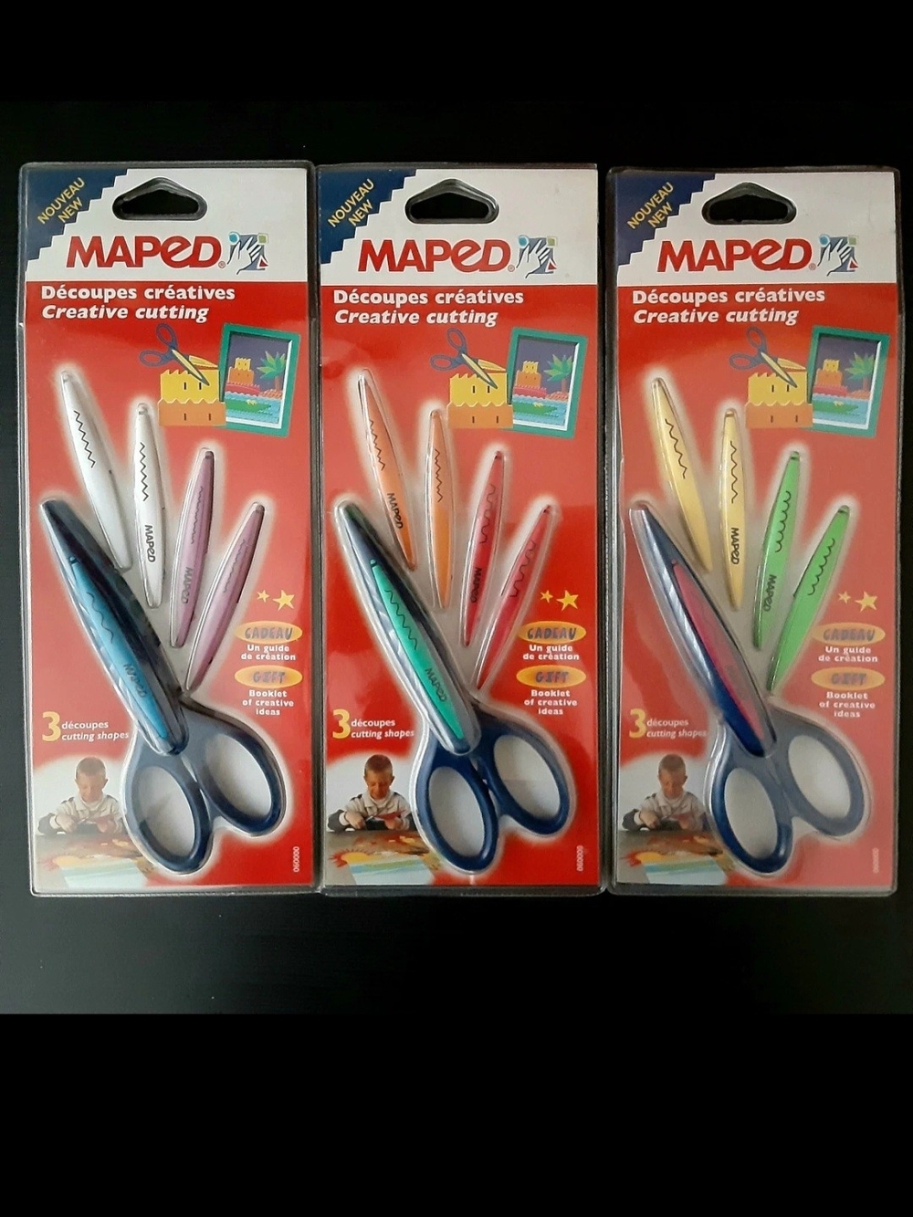 Maped Creative Craft Edger Scissors 3 Packs 9 Patterns